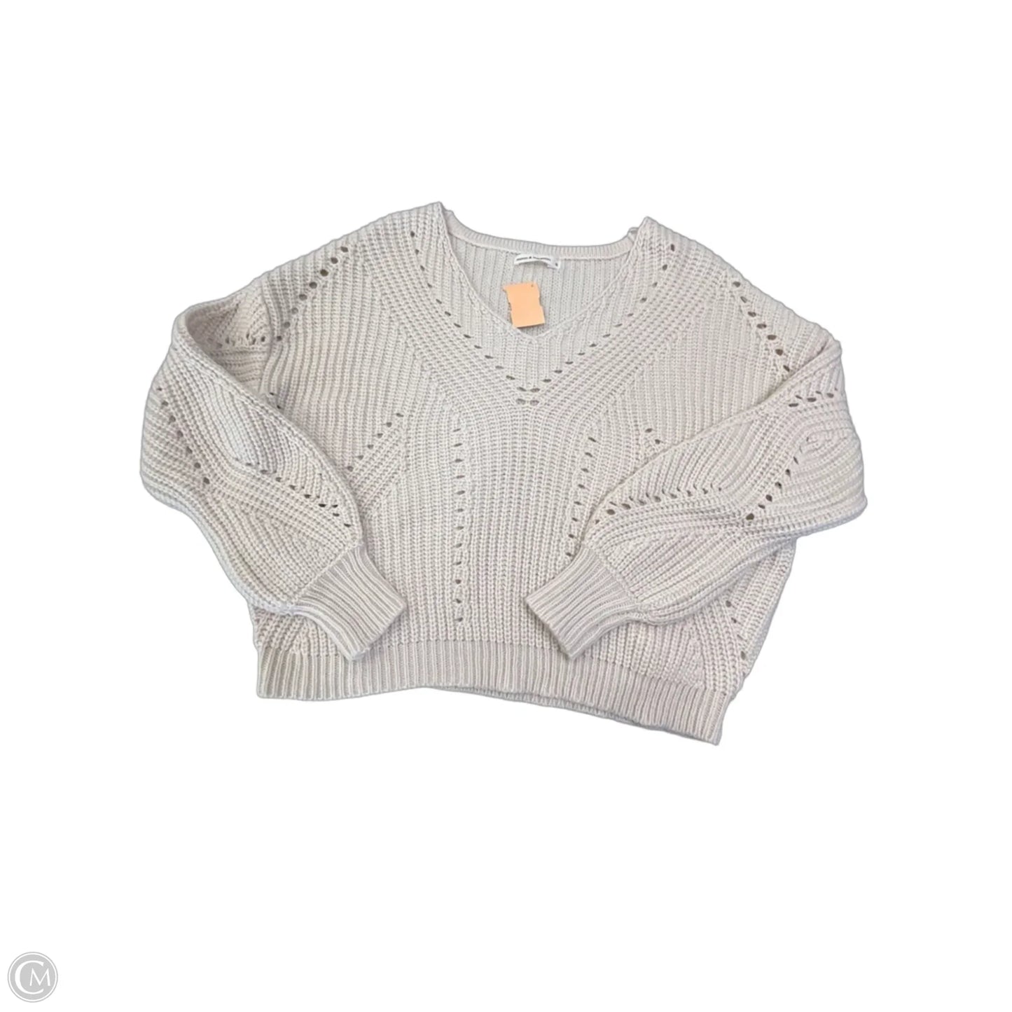 Sweater By Moon And Madison In Cream, Size: S