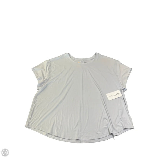 Athletic Top Short Sleeve By Athleta In Blue, Size: 3x
