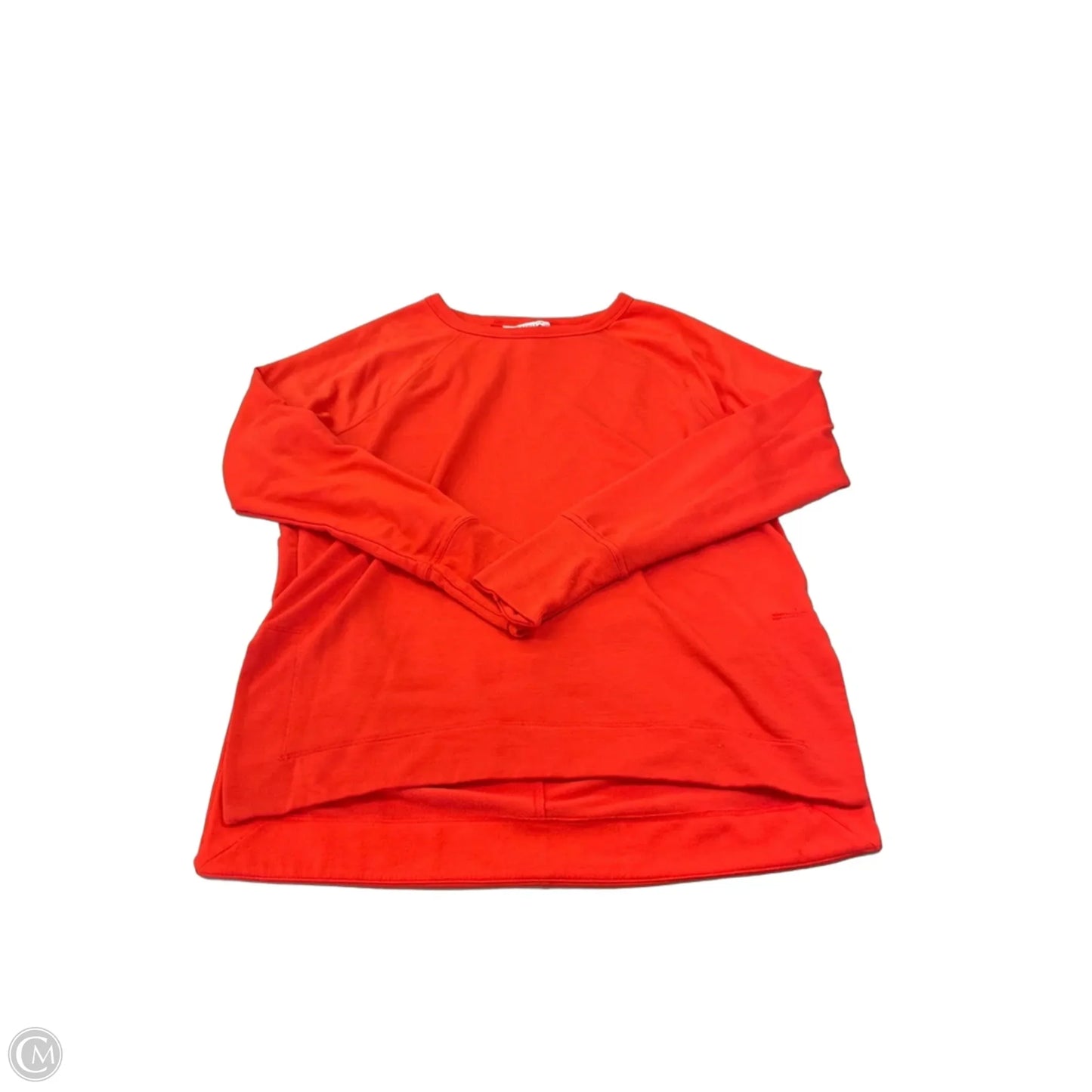 Athletic Top Long Sleeve Collar By Athleta In Red, Size: S