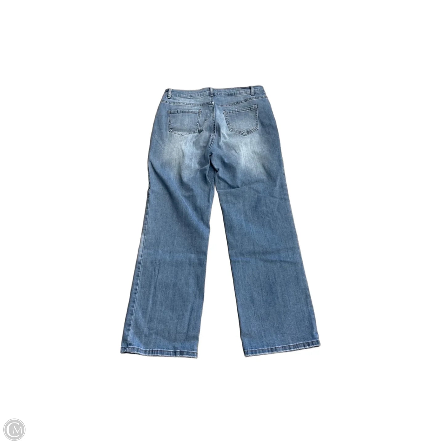 Jeans Wide Leg By Charlie B In Blue Denim, Size: 12