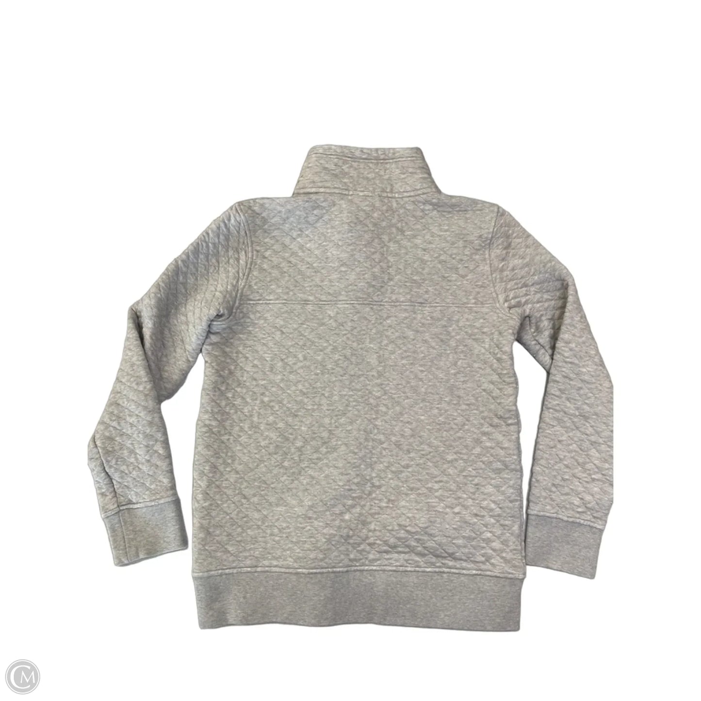Athletic Top Long Sleeve Collar By Patagonia In Grey, Size: Xs