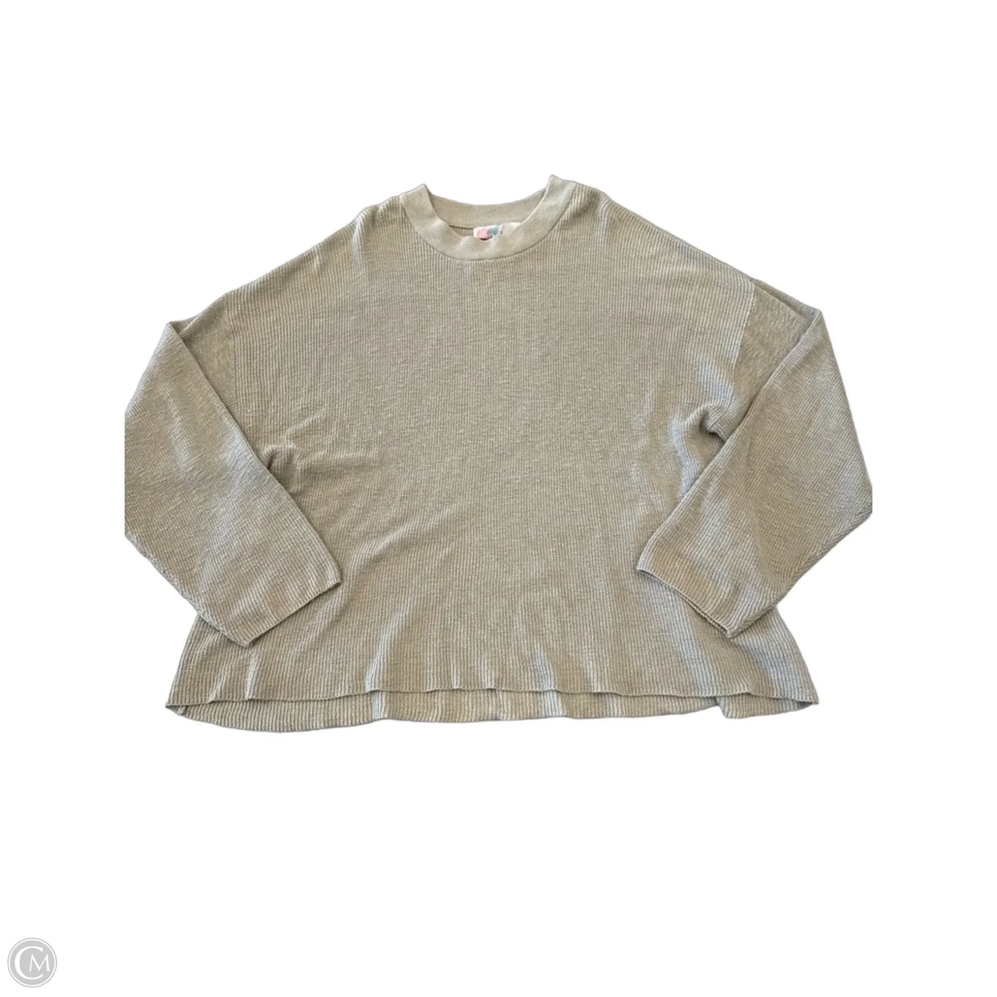 Sweater By Free People In Green, Size: Xl
