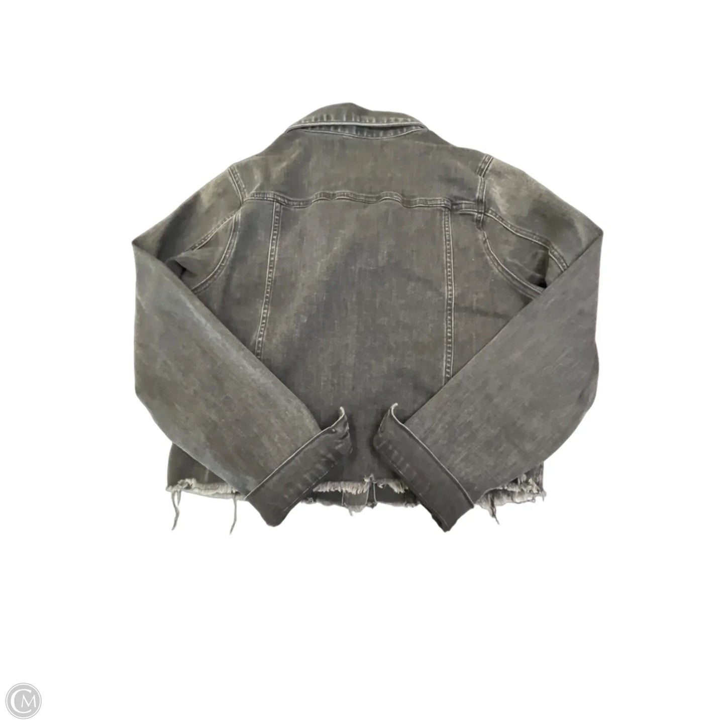 Jacket Denim By Risen In Black Denim, Size: L