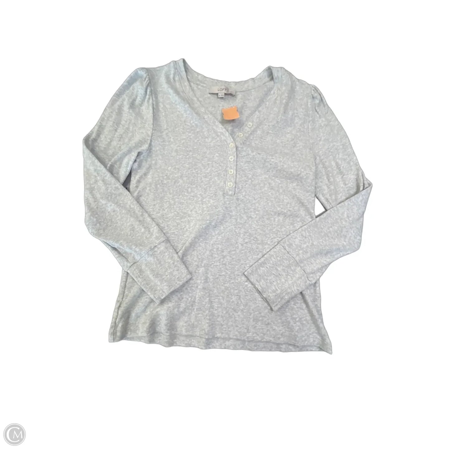Top Long Sleeve By Loft In Grey, Size: Xl