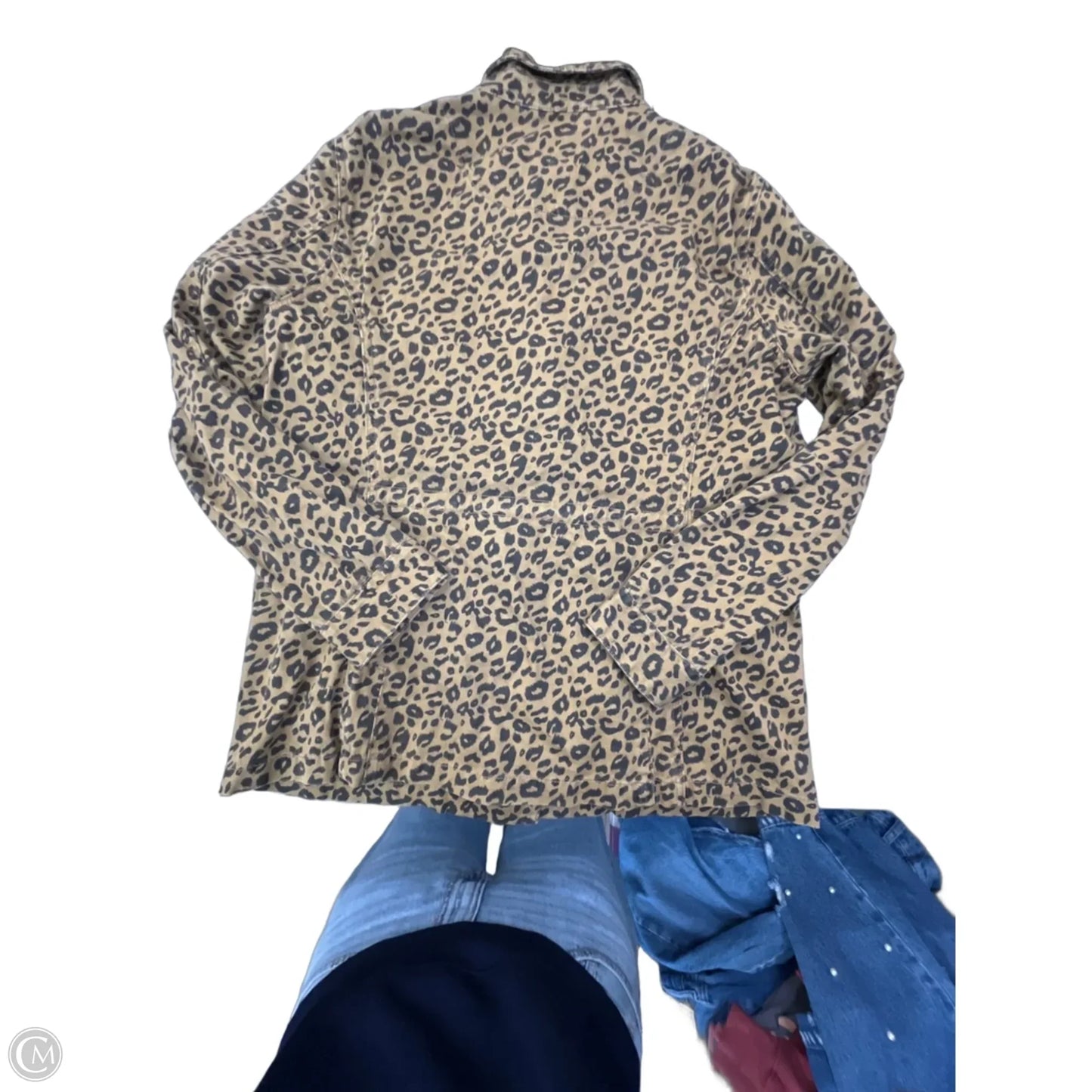 Jacket Other By Thread And Supply In Animal Print, Size: L
