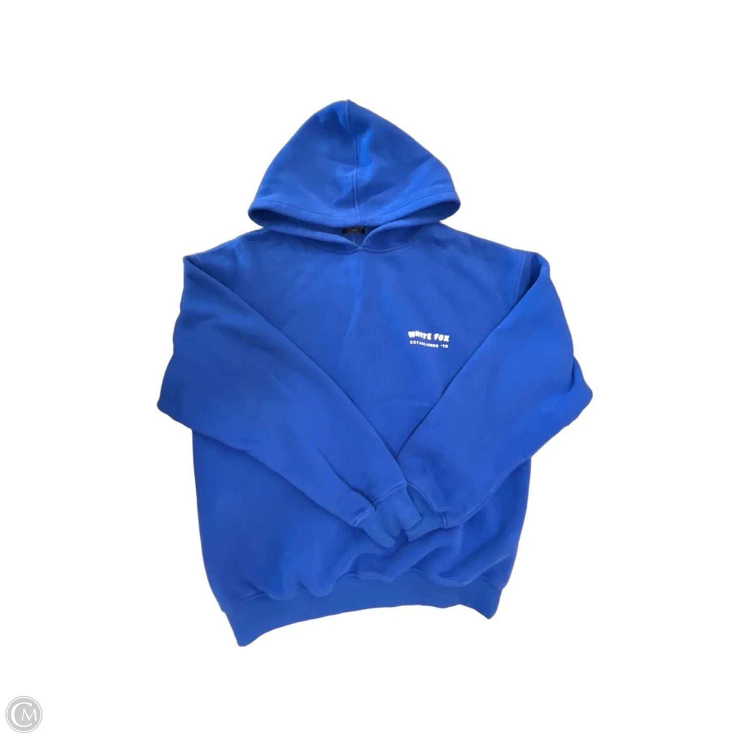 Sweatshirt Hoodie By White Fox In Blue, Size: M