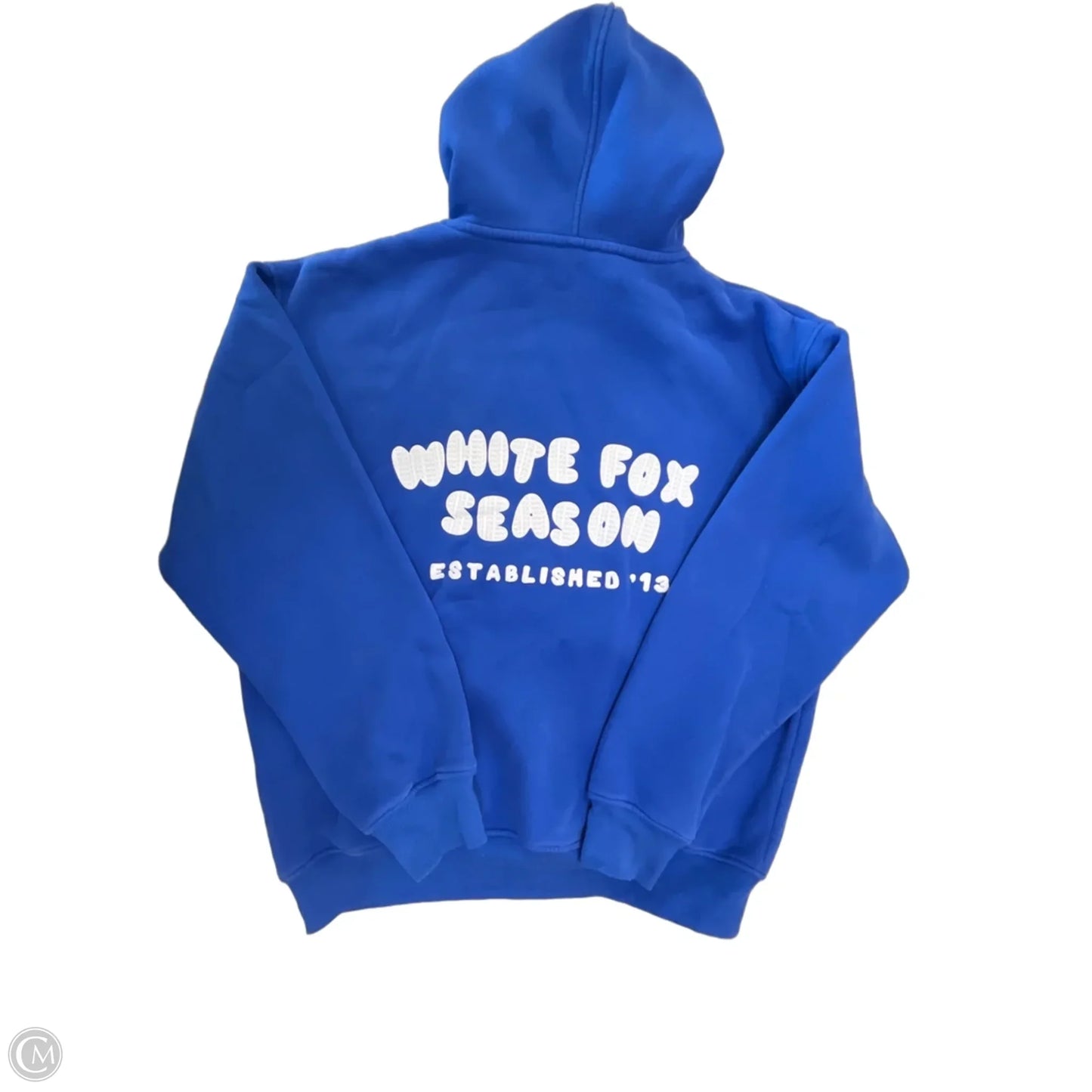 Sweatshirt Hoodie By White Fox In Blue, Size: M