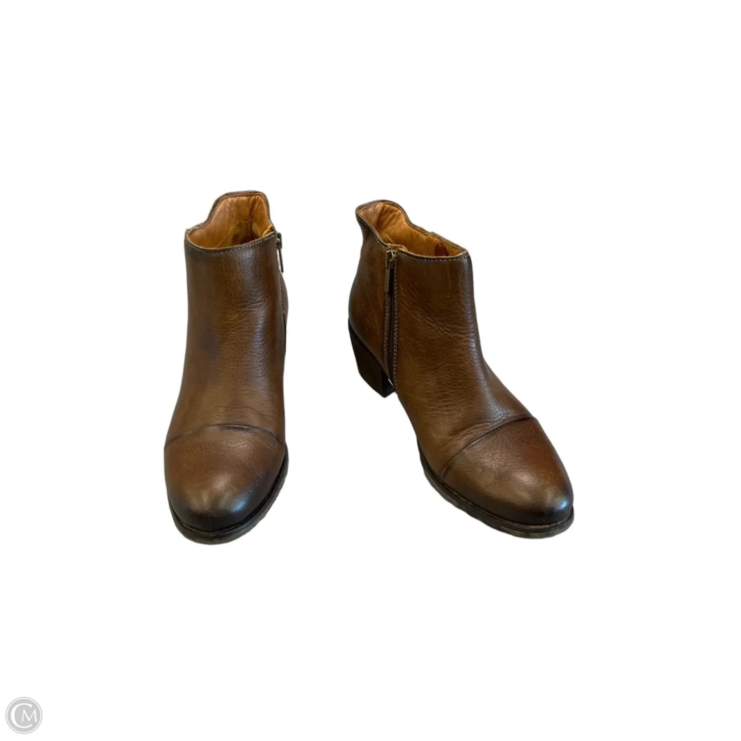 Boots Ankle Heels By Pikolinos In Brown, Size: 8.5