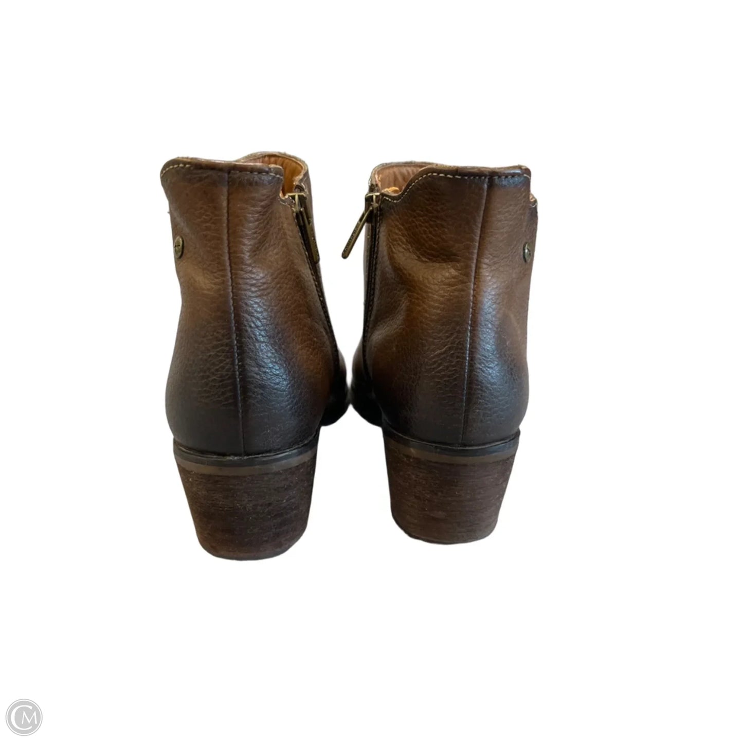 Boots Ankle Heels By Pikolinos In Brown, Size: 8.5