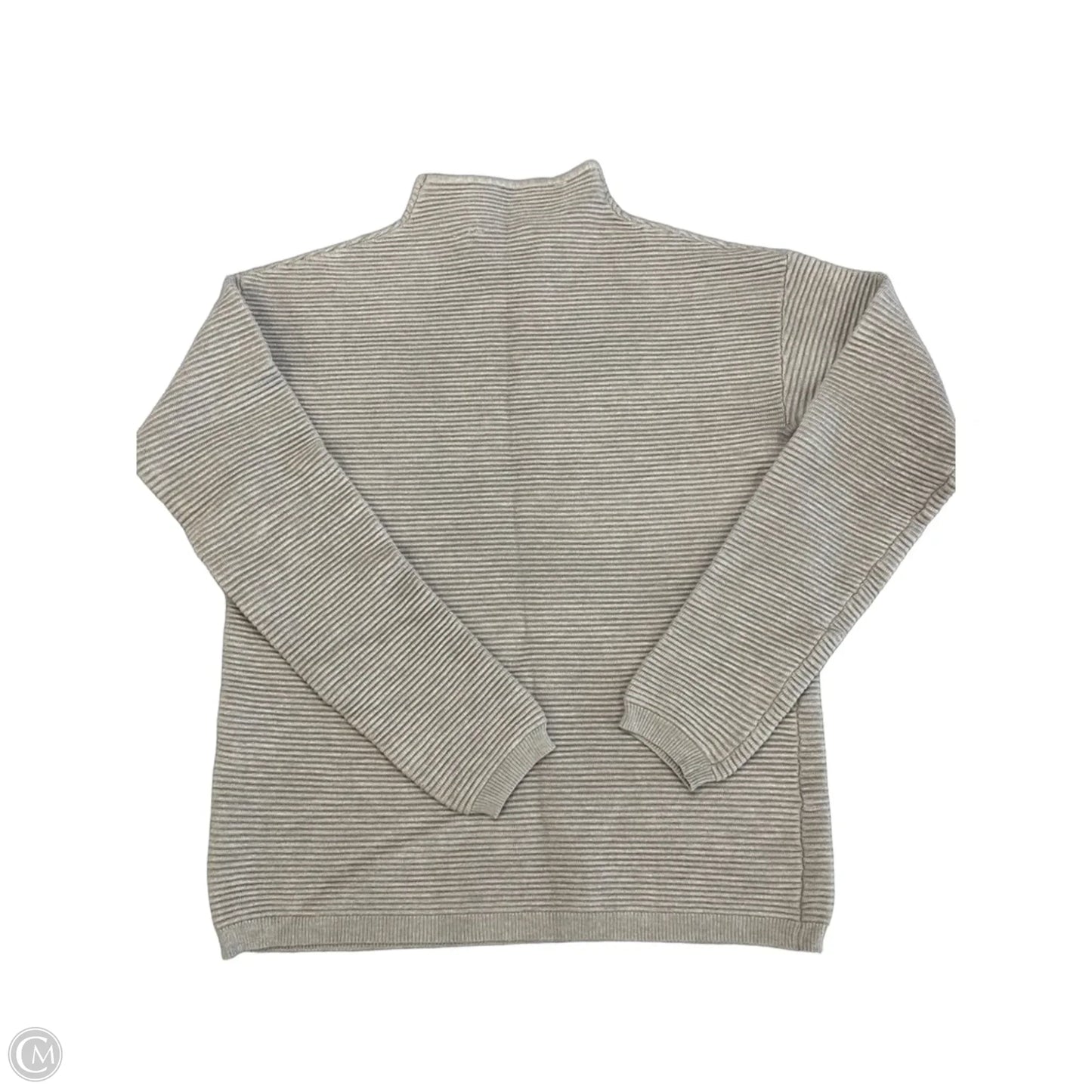 Top Long Sleeve By Evolution In Grey, Size: S