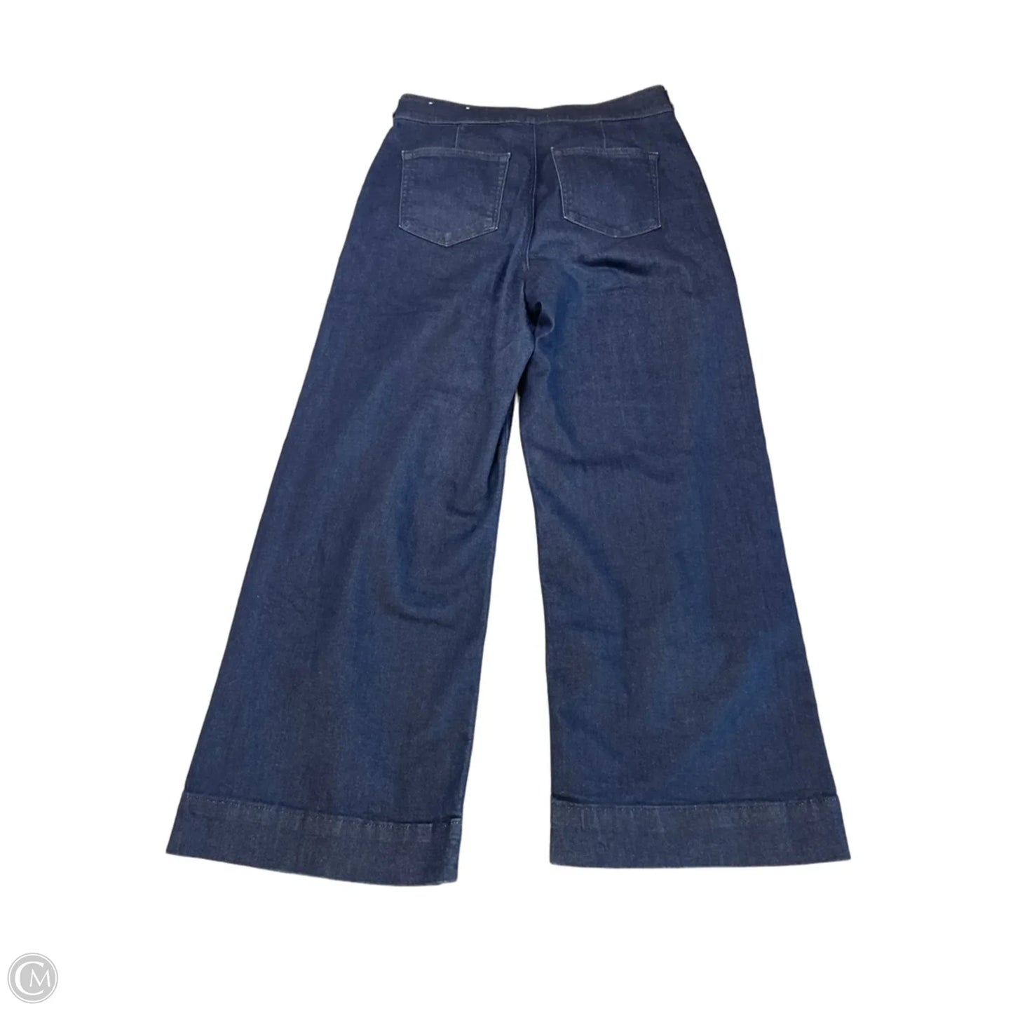Jeans Wide Leg By Loft In Blue Denim, Size: 10