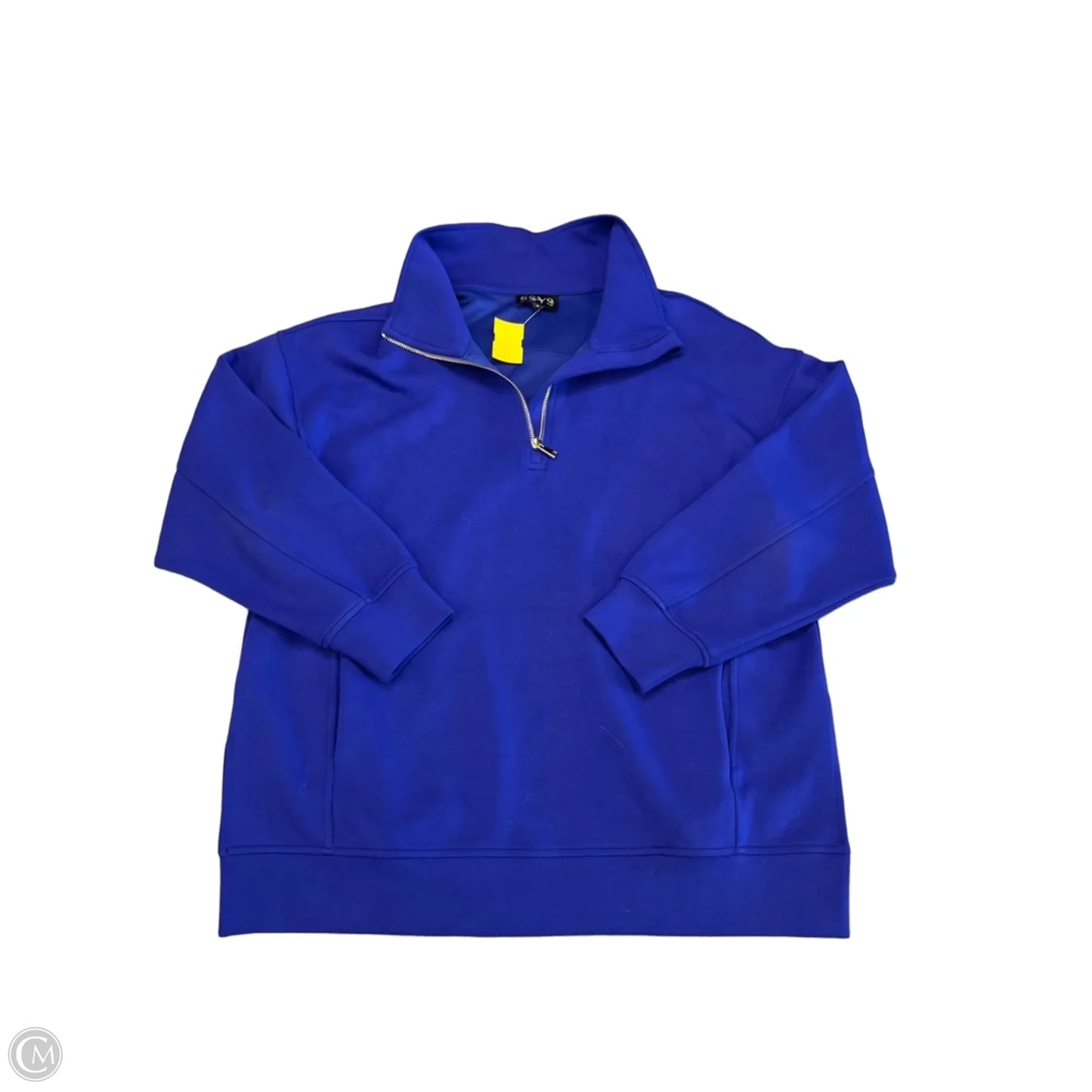 Sweatshirt Collar By Ssys In Blue, Size: S