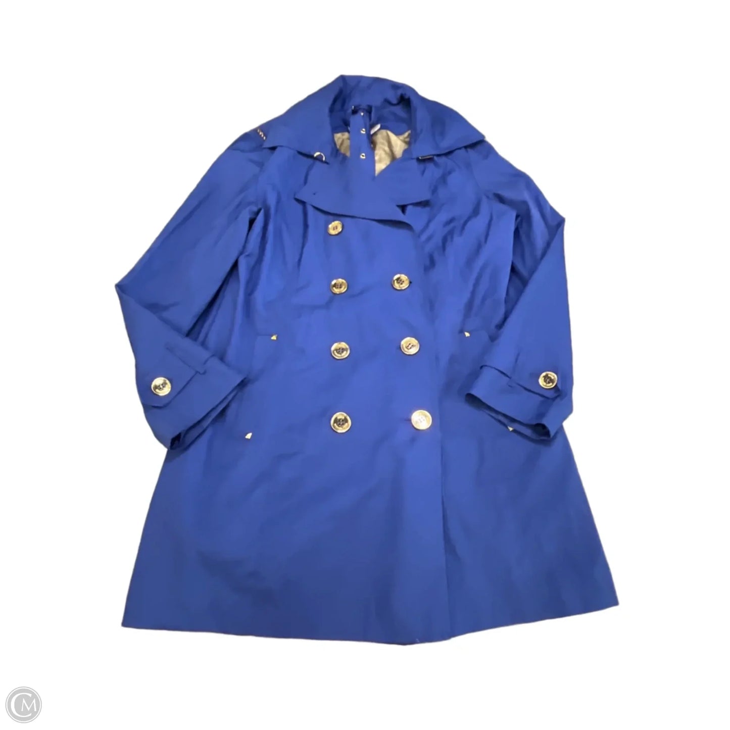 Jacket Designer By Michael Kors In Blue, Size: Xl