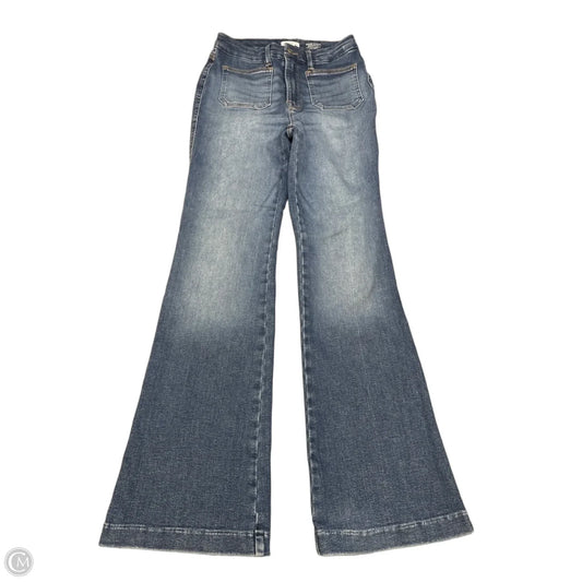 Jeans Boot Cut By Good American In Blue Denim, Size: 8