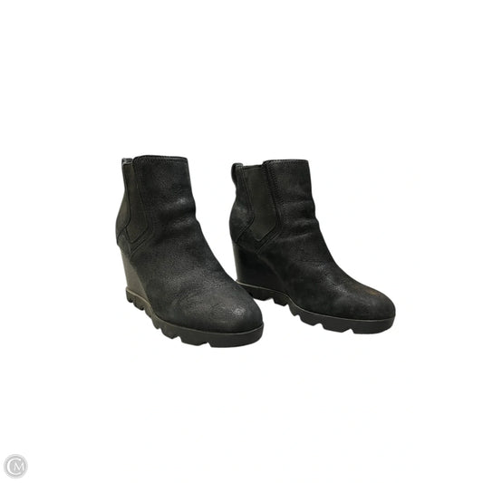 Boots Ankle Heels By Sorel In Black, Size: 10.5