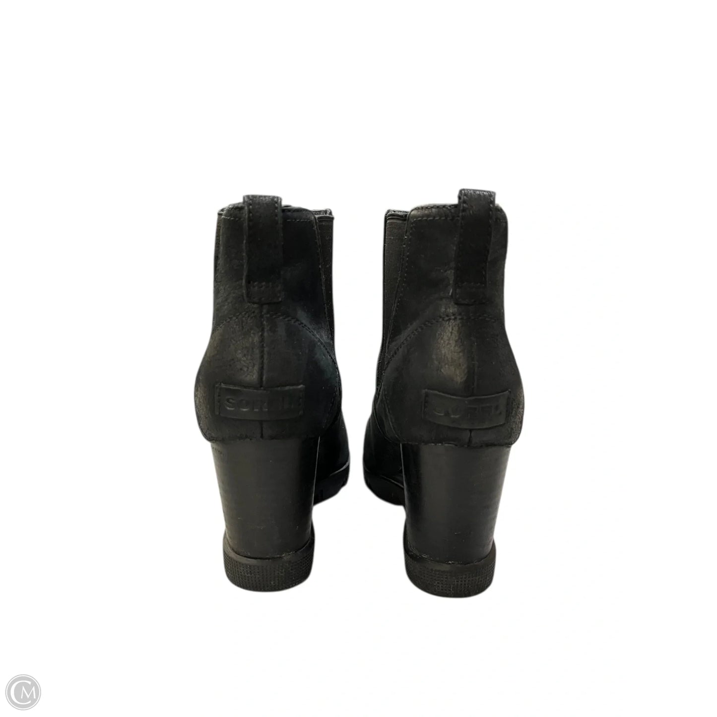 Boots Ankle Heels By Sorel In Black, Size: 10.5