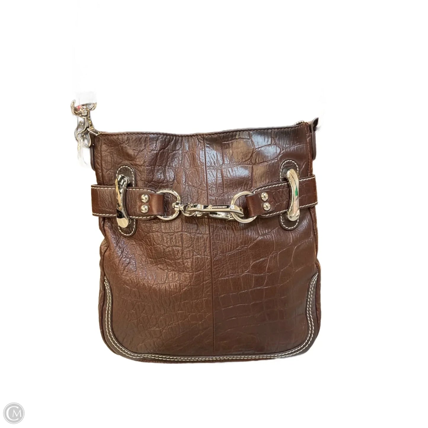 Crossbody Leather By B. Makowsky, Size: Medium