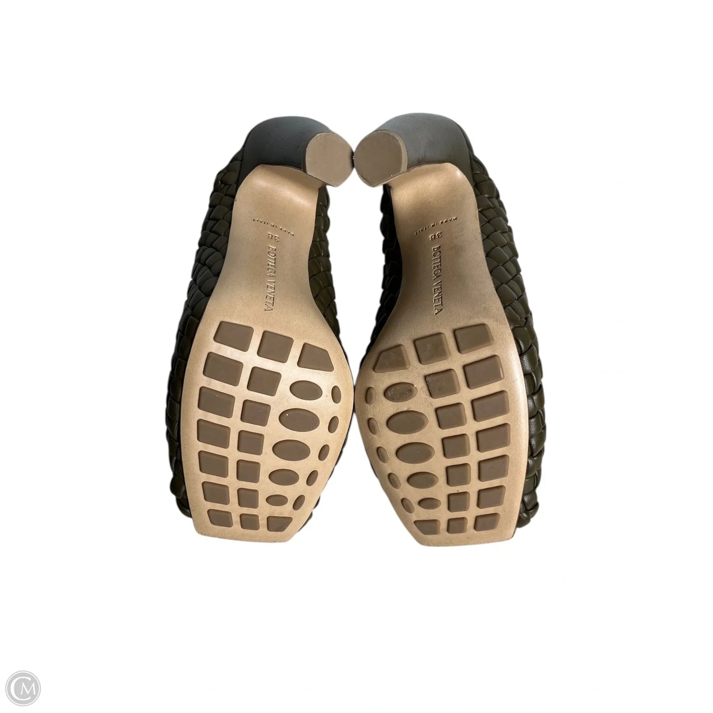 Shoes Luxury Designer By Bottega Veneta In Green, Size: 8