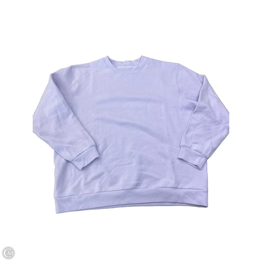 Sweatshirt Crewneck By Lululemon In Purple, Size: Xxl
