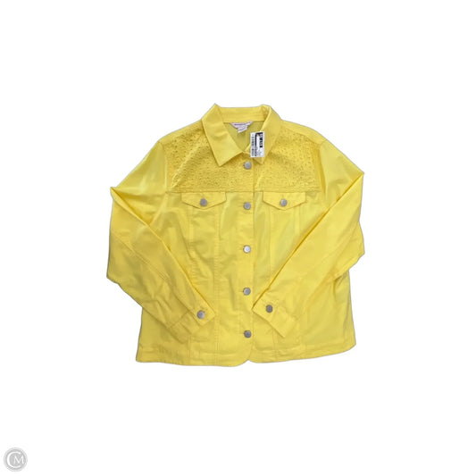 Jacket Other By Allison Daley In Yellow, Size: Xl