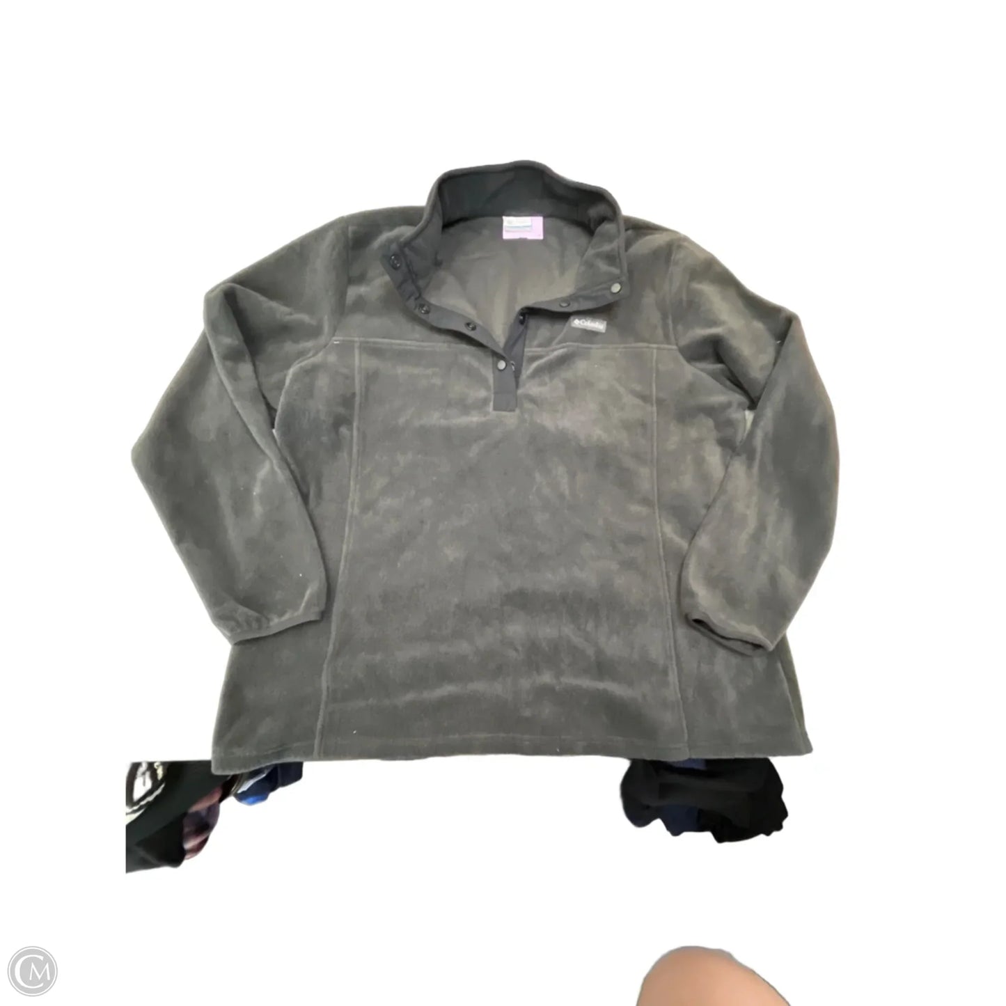 Jacket Fleece By Columbia In Black, Size: 2x
