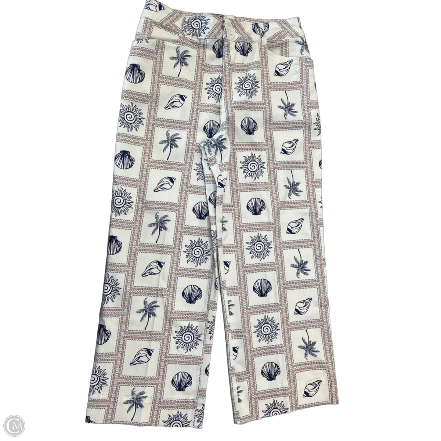 Pants Cropped By Bagatelle In Cream, Size: 8