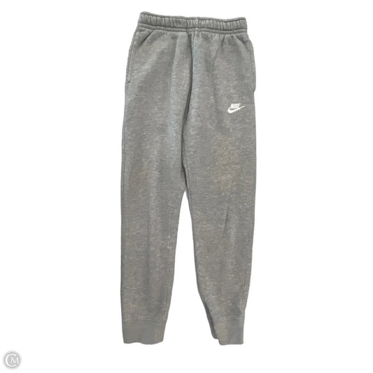 Athletic Pants By Nike In Grey, Size: Xs
