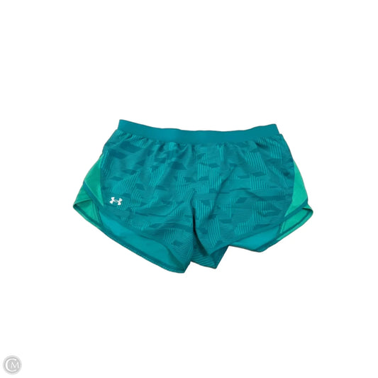 Athletic Shorts By Under Armour In Teal, Size: Xl