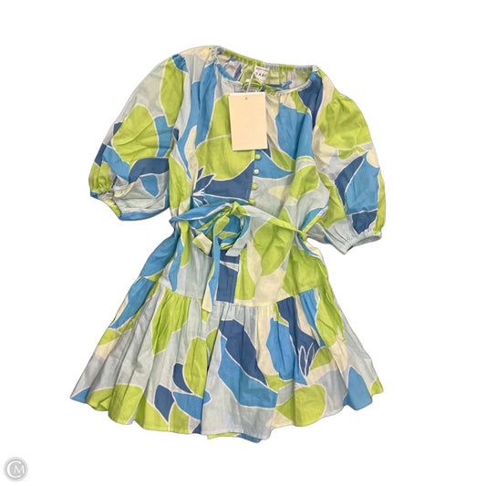 Dress Casual Short By Clothes Mentor In Blue & Green, Size: Xs