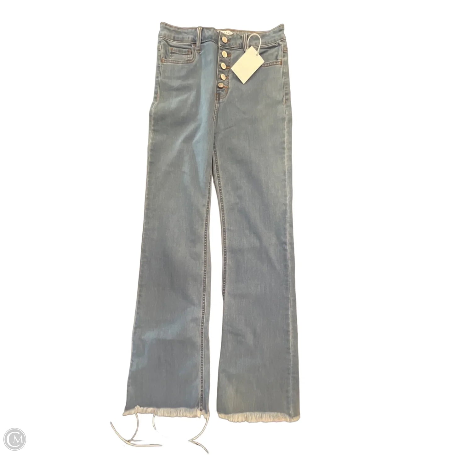 Jeans Flared By Cello In Blue Denim, Size: 10