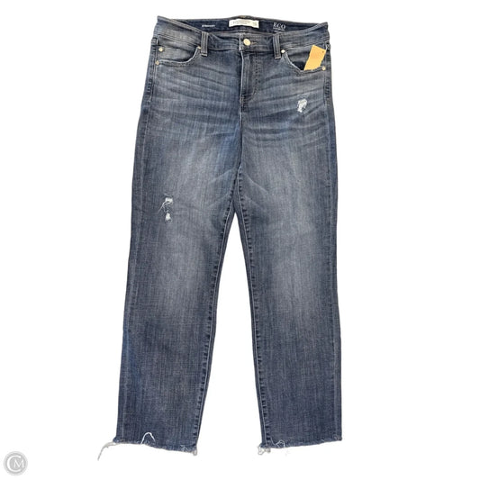 Jeans Straight By Liverpool In Blue Denim, Size: 10