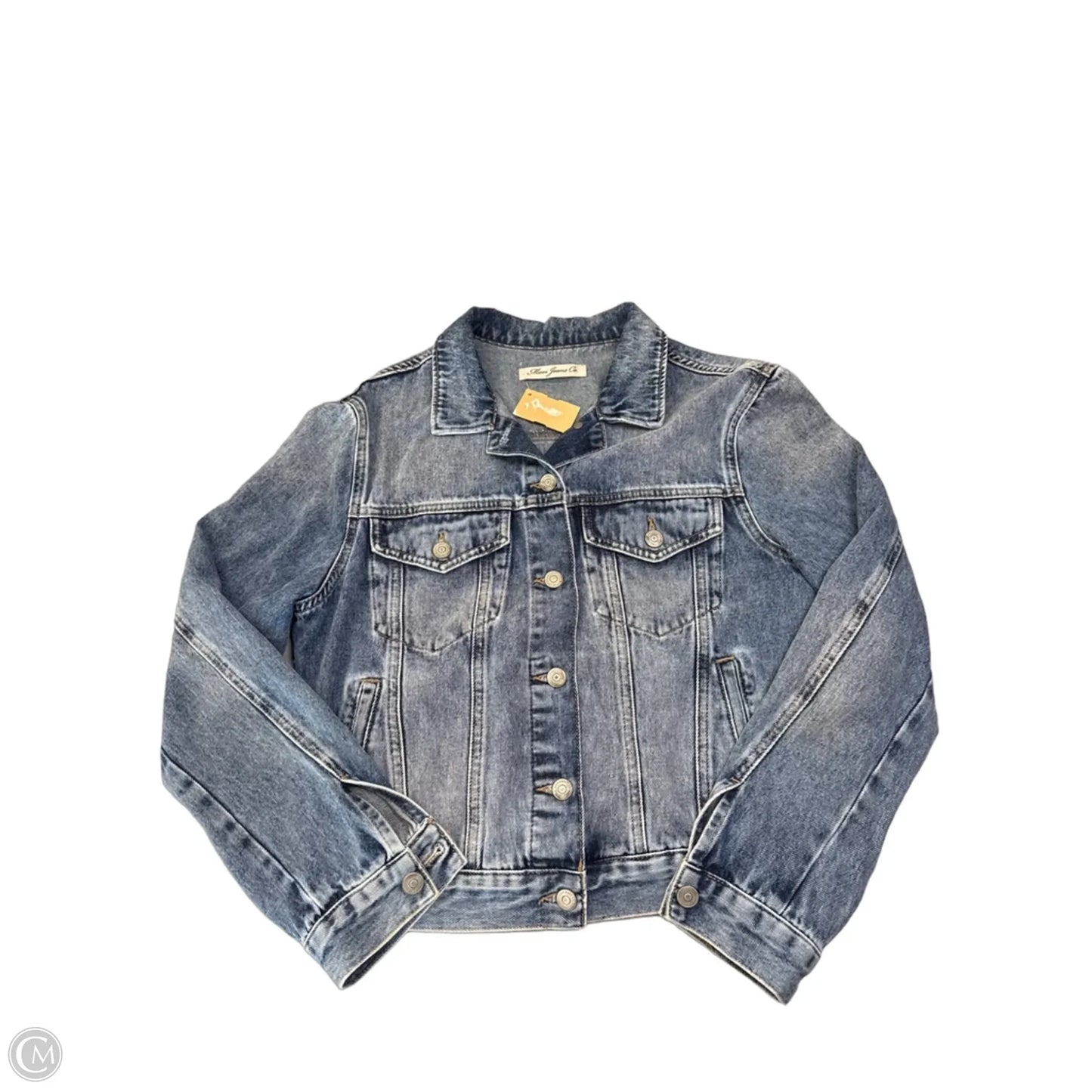 Jacket Denim By Mavi In Blue Denim, Size: L