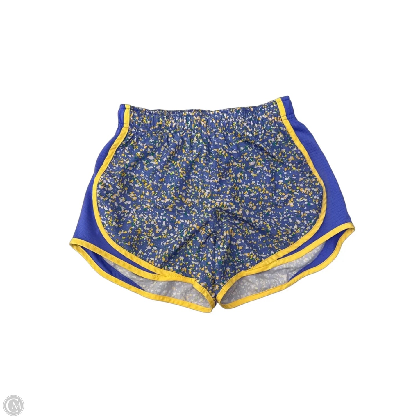 Athletic Shorts By Nike In Purple & Yellow, Size: Xs