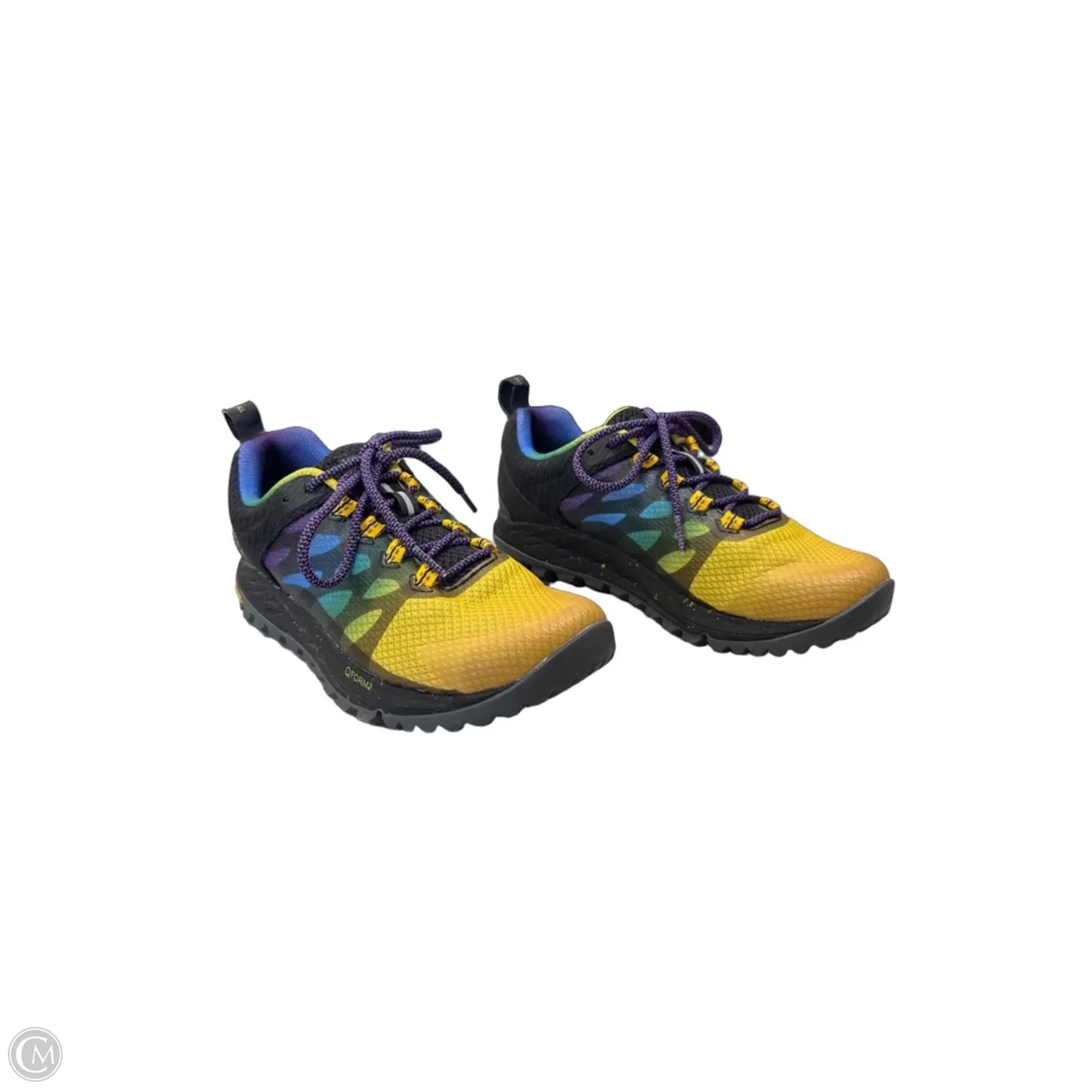 Shoes Athletic By Merrell In Rainbow Print, Size: 6.5