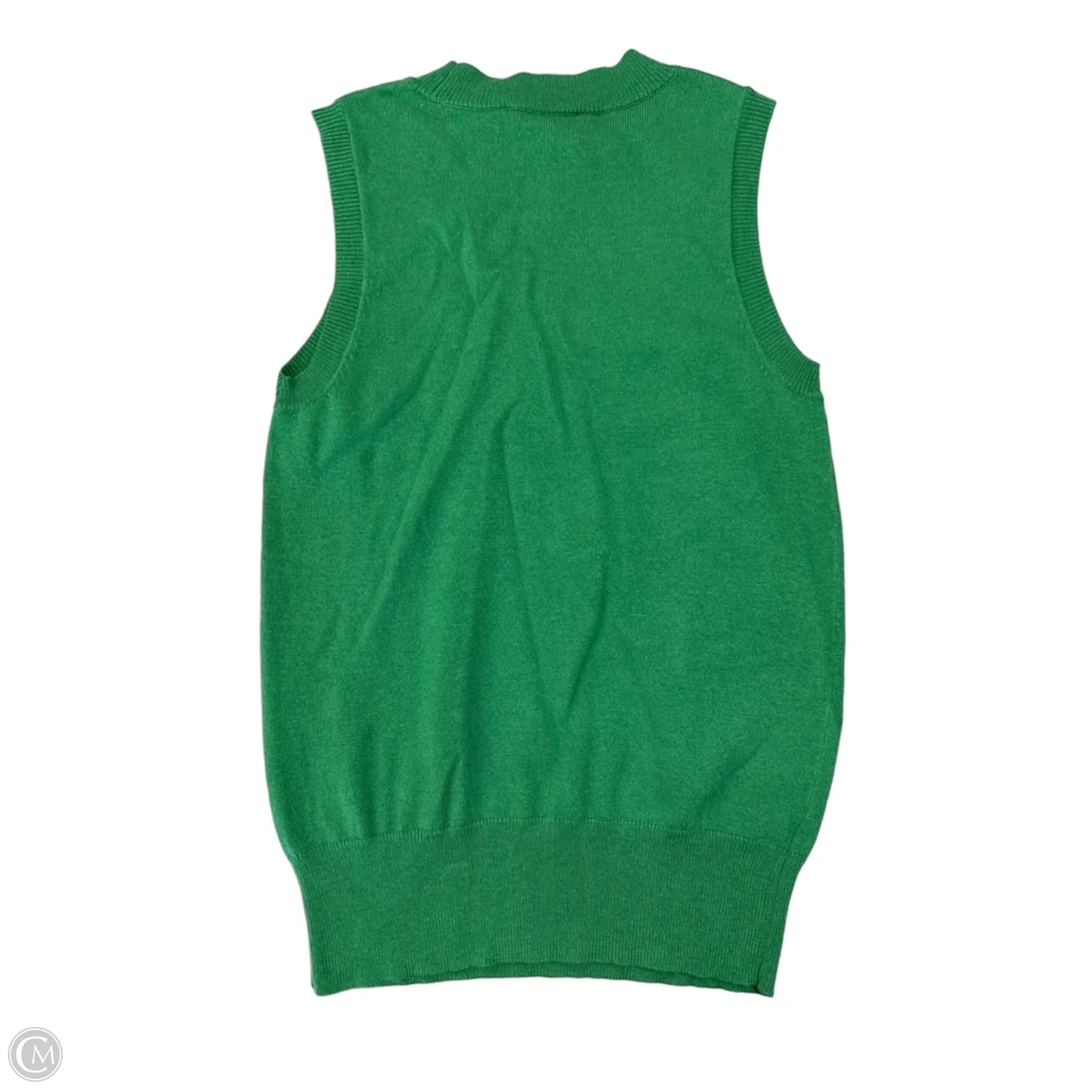 Vest Sweater By Ann Taylor In Green, Size: Xsp