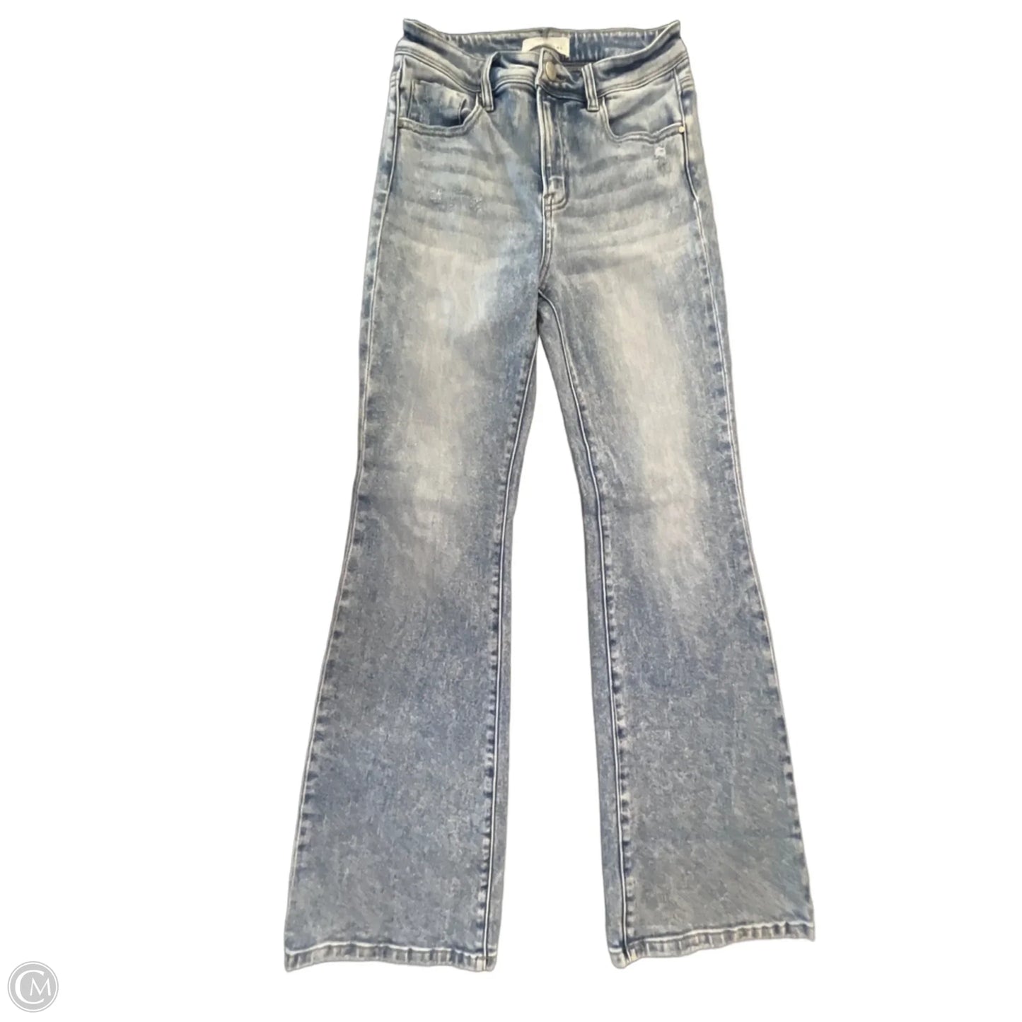 Jeans Flared By Risen In Blue Denim, Size: 6