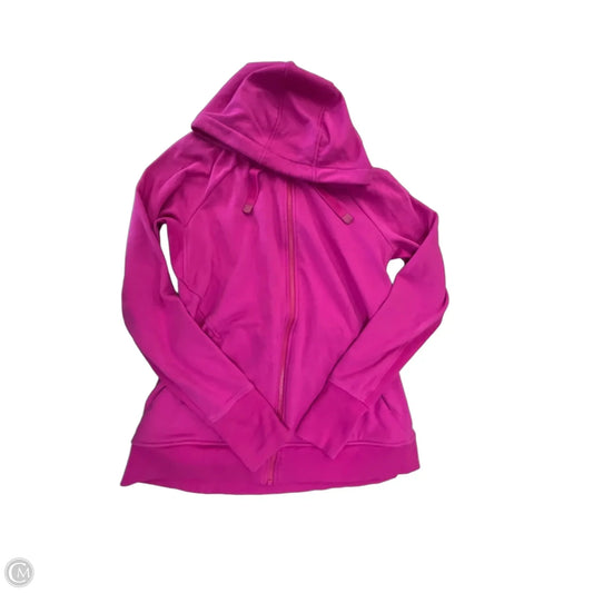 Athletic Jacket By Athleta In Pink, Size: L
