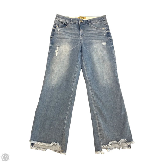 Jeans Cropped By Democracy In Blue Denim, Size: 10