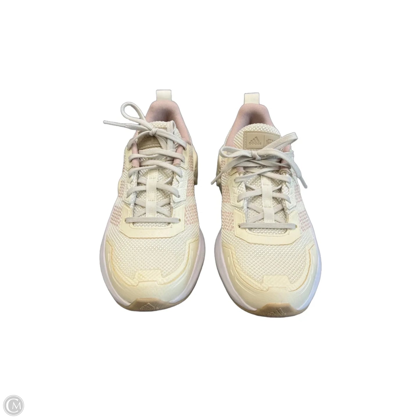 Shoes Sneakers By Adidas In Cream & Pink, Size: 5