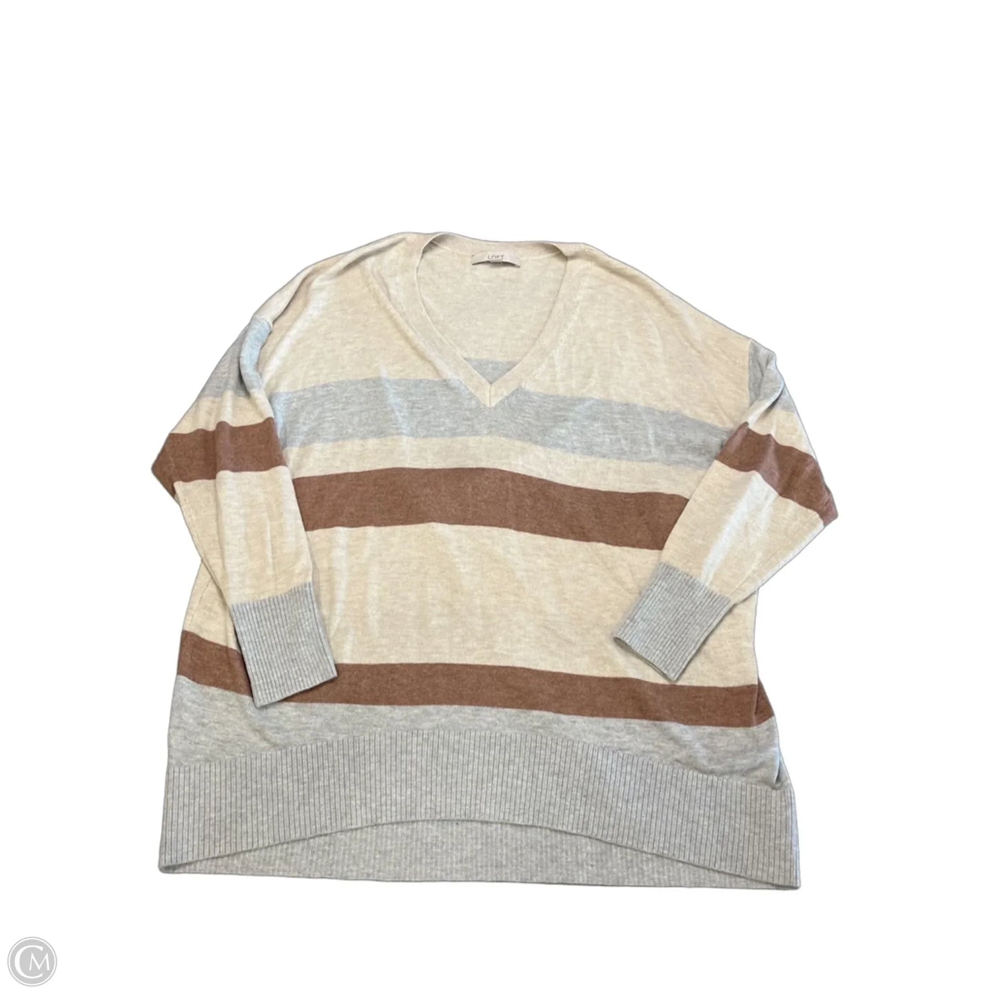 Sweater By Loft In Tan, Size: L