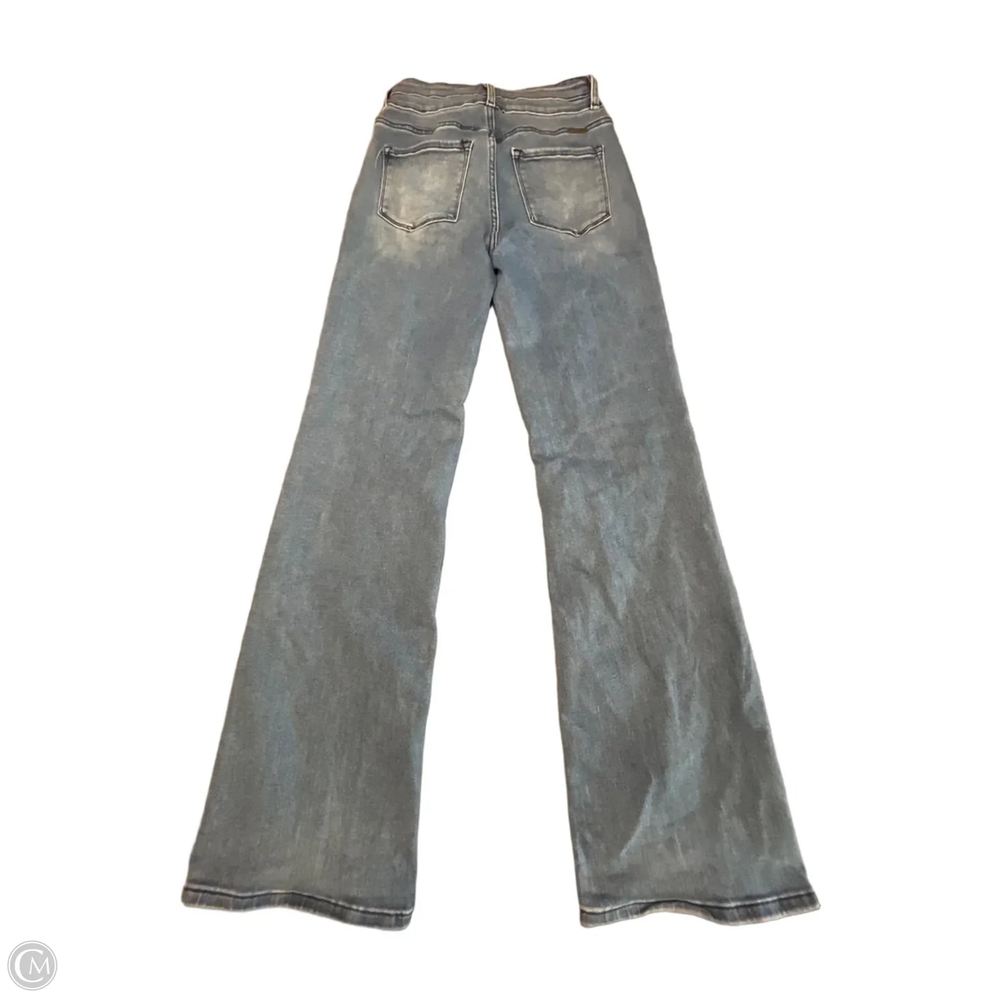 Jeans Wide Leg By Kancan In Blue Denim, Size: 6