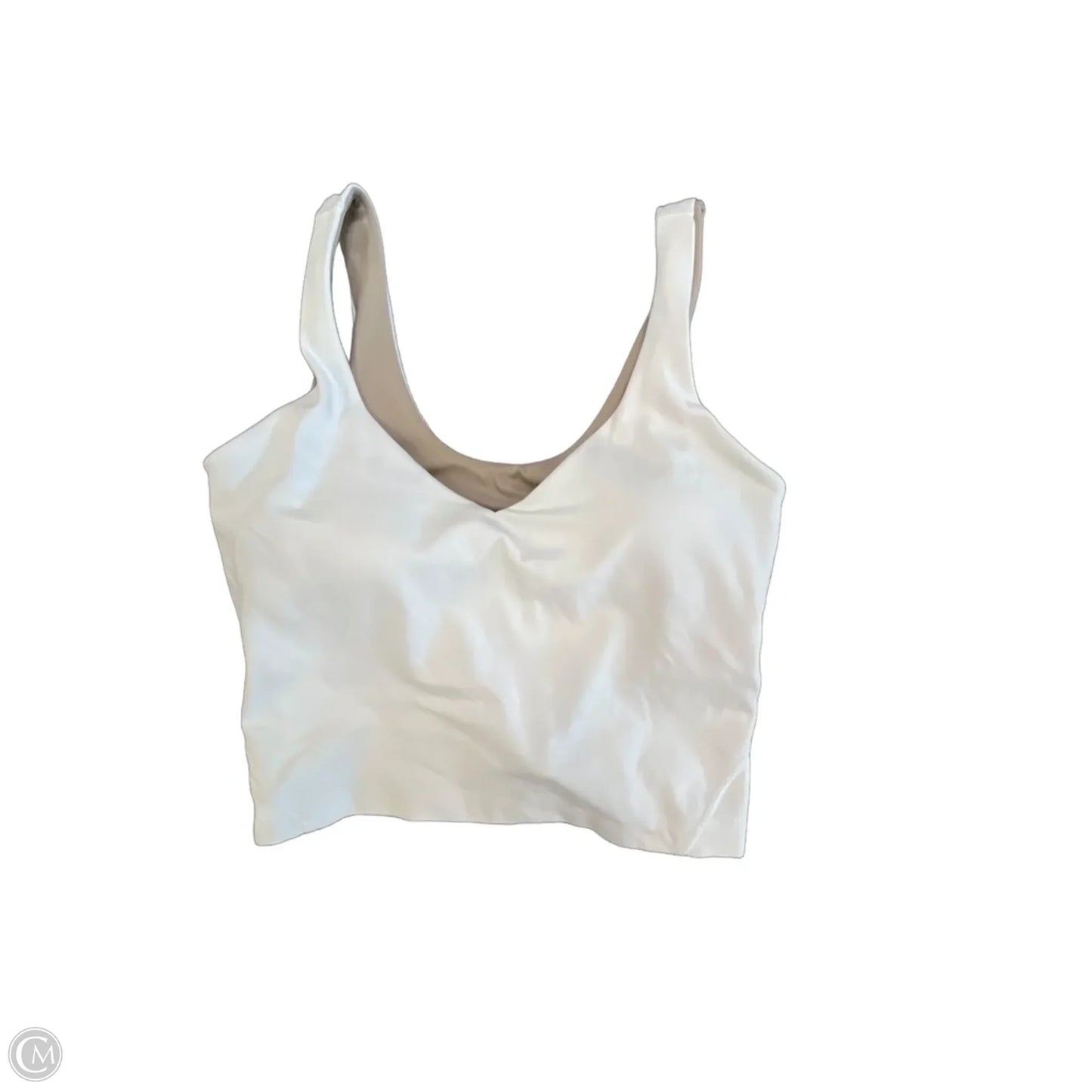 Athletic Bra By Lululemon In White, Size: S
