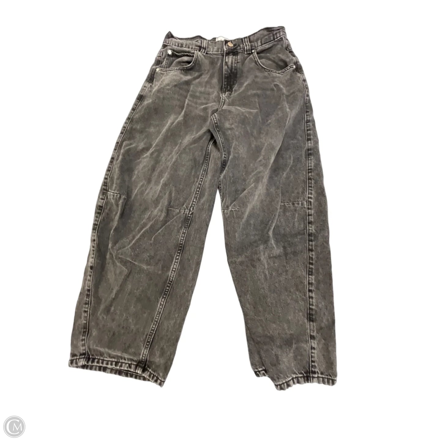 Jeans Wide Leg By Bdg In Black Denim, Size: 0