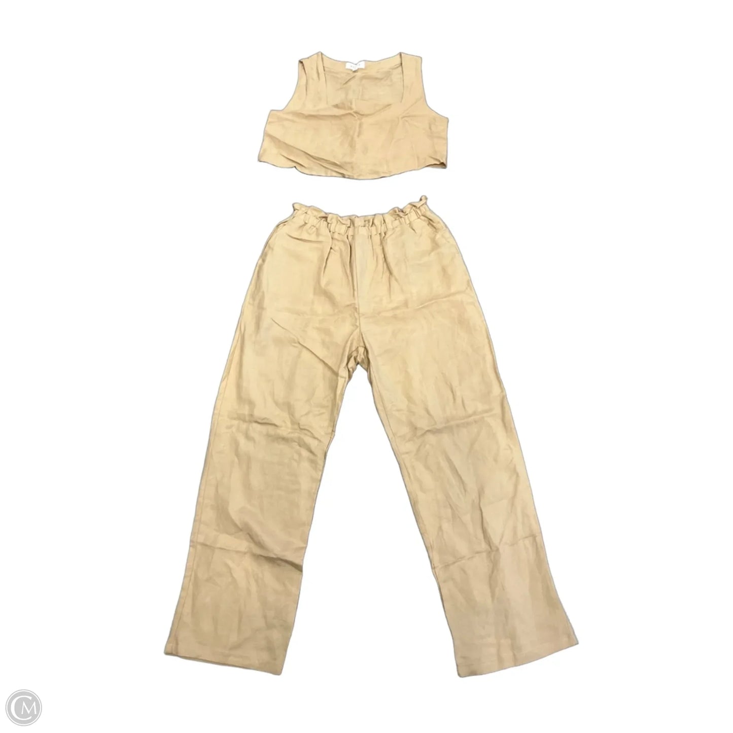 Pants Set 2pc By Mable In Tan, Size: M
