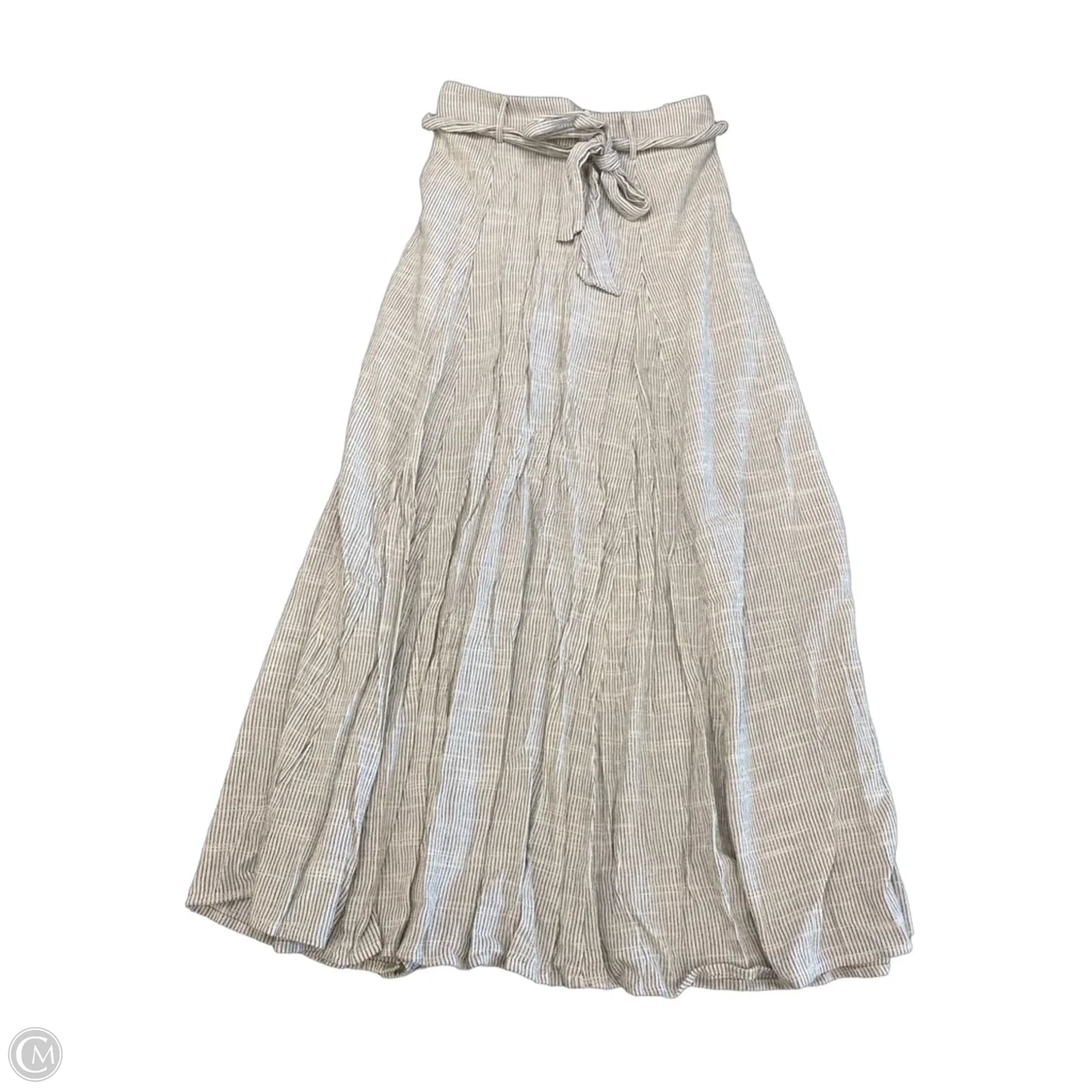 Skirt Maxi By Illa Illa In Striped Pattern, Size: S