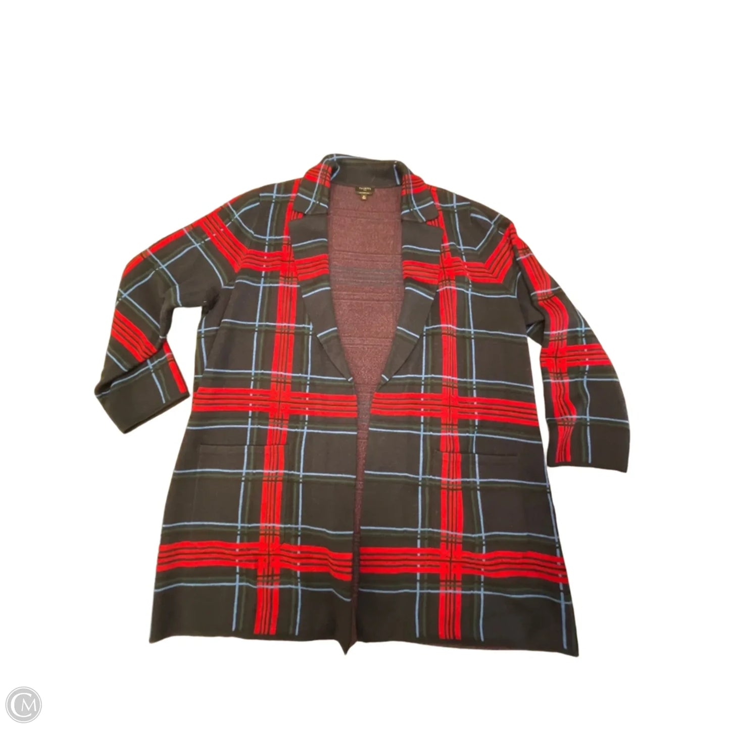 Blazer By Talbots In Plaid Pattern, Size: 2x