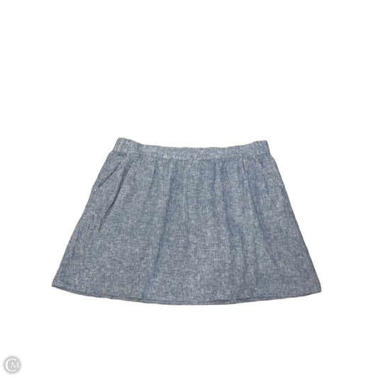 Skirt Mini & Short By Loft In Blue, Size: Xxl
