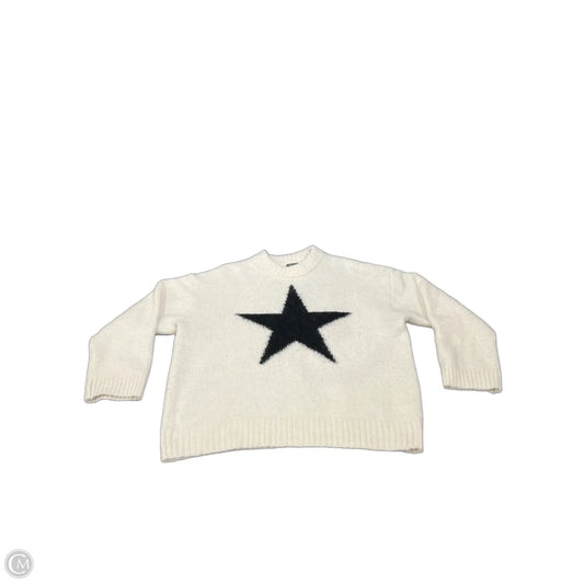 Sweater By Wild Fable In Black & Cream, Size: M