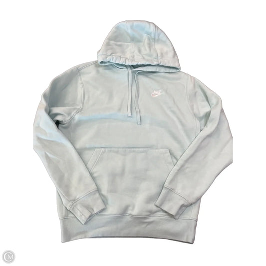 Sweatshirt Hoodie By Nike In Green, Size: S