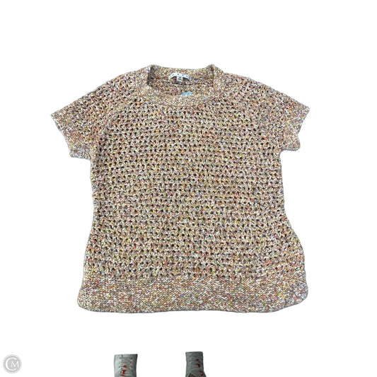 Sweater Short Sleeve By Cabi In Multi-colored, Size: S